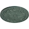 Ekena Millwork Foster Acanthus Leaf Ceiling Medallion (Canopies up to 2 1/4"), 20 1/2"OD x 1 1/2"P, Cloud Burst CM20FOCBF - alternate 4